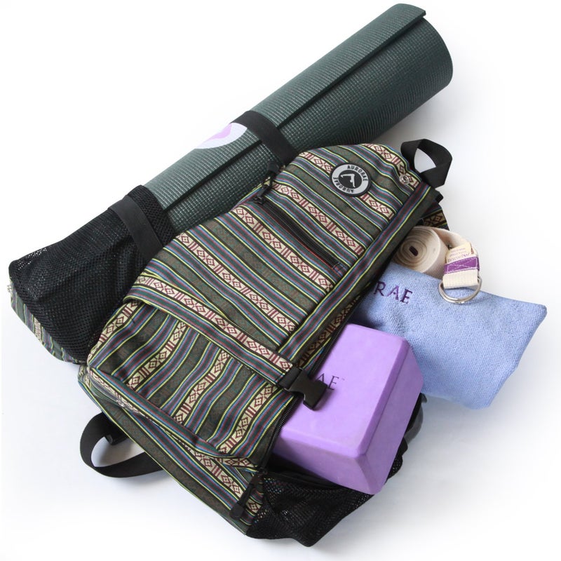AURORAE Yoga Mat/Gym/Picklleball Cross-body Travel Sling Back Pack. Mat sold separately. - Image 3